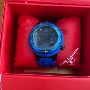 Brand New Swiss Legend Men Blue Watch